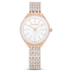 Orologio Attract Swiss Made, bracciale in metallo, finitura color oro rosa