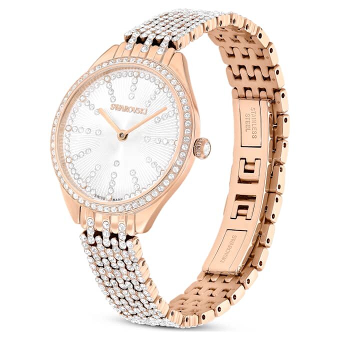 Orologio Attract Swiss Made, bracciale in metallo, finitura color oro rosa Orologio Attract Swiss Made, bracciale in metallo, finitura color oro rosa