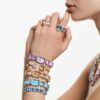 Bracciale per orologio con taglio ottagonale, blu, acciaio inossidabile Bracciale per orologio con taglio ottagonale, blu, acciaio inossidabile