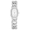 Orologio con catena Dextera Swiss Made, bracciale in cristalli, color argento, acciaio inossidabile Orologio con catena Dextera Swiss Made, bracciale in cristalli, color argento, acciaio inossidabile