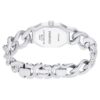 Orologio con catena Dextera Swiss Made, bracciale in cristalli, color argento, acciaio inossidabile Orologio con catena Dextera Swiss Made, bracciale in cristalli, color argento, acciaio inossidabile