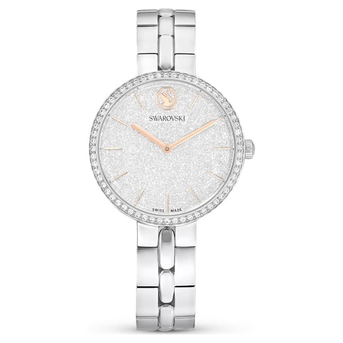 Orologio Cosmopolitan Swiss Made, bracciale in metallo, color argento, acciaio inossidabile Orologio Cosmopolitan Swiss Made, bracciale in metallo, color argento, acciaio inossidabile