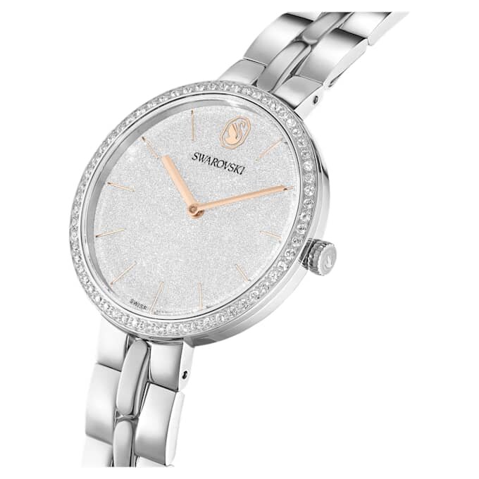 Orologio Cosmopolitan Swiss Made, bracciale in metallo, color argento, acciaio inossidabile Orologio Cosmopolitan Swiss Made, bracciale in metallo, color argento, acciaio inossidabile