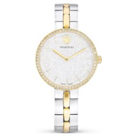 Orologio Cosmopolitan Swiss Made, bracciale in metallo, color argento, finitura in metalli misti