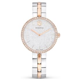 Orologio Cosmopolitan Swiss Made, bracciale in metallo, color argento, finitura in metalli misti