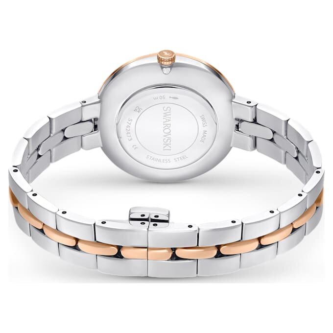 Orologio Cosmopolitan Swiss Made, bracciale in metallo, color argento, finitura in metalli misti Orologio Cosmopolitan Swiss Made, bracciale in metallo, color argento, finitura in metalli misti