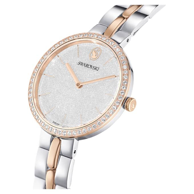 Orologio Cosmopolitan Swiss Made, bracciale in metallo, color argento, finitura in metalli misti Orologio Cosmopolitan Swiss Made, bracciale in metallo, color argento, finitura in metalli misti