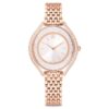 Orologio Crystalline Aura Swiss Made, bracciale in metallo, finitura color oro rosa Orologio Crystalline Aura Swiss Made, bracciale in metallo, finitura color oro rosa