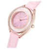 Orologio Crystalline Aura Swiss Made, cinturino in pelle, rosa, finitura color oro rosa Orologio Crystalline Aura Swiss Made, cinturino in pelle, rosa, finitura color oro rosa