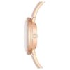 Orologio da polso con bracciale a bracciale Crystalline, fabbricato in Svizzera, bracciale in metallo, beige, finitura color oro rosa Orologio da polso con bracciale a bracciale Crystalline, fabbricato in Svizzera, bracciale in metallo, beige, finitura color oro rosa