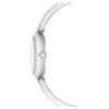 Orologio da polso Matrix Pearl Swiss Made, bracciale in cristallo, bianco, acciaio inossidabile