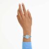 Orologio da polso Matrix Swiss Made, bracciale con cristalli, blu, acciaio inossidabile Orologio da polso Matrix Swiss Made, bracciale con cristalli, blu, acciaio inossidabile