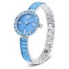 Orologio da polso Matrix Swiss Made, bracciale con cristalli, blu, acciaio inossidabile Orologio da polso Matrix Swiss Made, bracciale con cristalli, blu, acciaio inossidabile