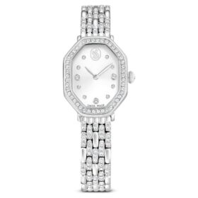 Orologio Dextera Octagon Swiss Made, bracciale in metallo, color argento, acciaio inossidabile