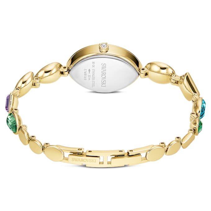 Orologio Gema con bracciale in cristalli, finitura dorata Orologio Gema con bracciale in cristalli, finitura dorata