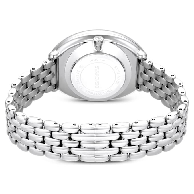 Orologio Imber ovale Swiss Made, bracciale in metallo, color argento, acciaio inossidabile Orologio Imber ovale Swiss Made, bracciale in metallo, color argento, acciaio inossidabile
