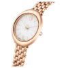 Orologio Imber ovale Swiss Made, bracciale in metallo, color oro, finitura color oro rosa Orologio Imber ovale Swiss Made, bracciale in metallo, color oro, finitura color oro rosa