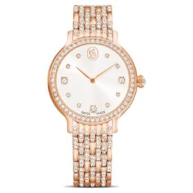 Orologio Imber Swiss Made, bracciale in metallo, finitura color oro rosa
