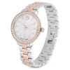 Orologio Matrix a 3 maglie Swiss Made, bracciale in metallo, color argento, finitura color oro rosa Orologio Matrix a 3 maglie Swiss Made, bracciale in metallo, color argento, finitura color oro rosa