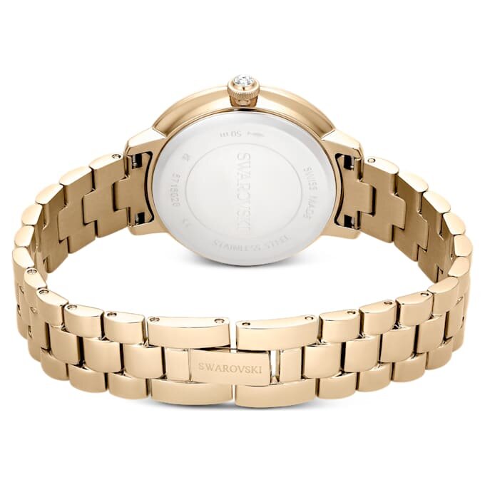 Orologio Matrix a 3 maglie Swiss Made, bracciale in metallo, color oro, finitura color oro champagne Orologio Matrix a 3 maglie Swiss Made, bracciale in metallo, color oro, finitura color oro champagne
