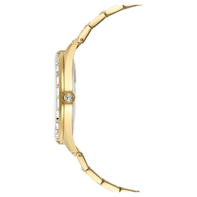Orologio Matrix con datario, fabbricato in Svizzera, bracciale in metallo, color oro, finitura color oro Orologio Matrix con datario, fabbricato in Svizzera, bracciale in metallo, color oro, finitura color oro