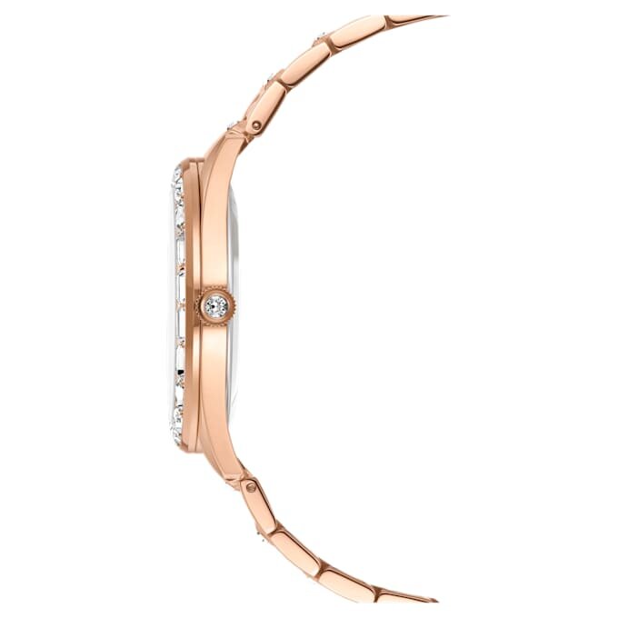 Orologio Matrix con datario, Swiss Made, bracciale in metallo, finitura color oro rosa Orologio Matrix con datario, Swiss Made, bracciale in metallo, finitura color oro rosa