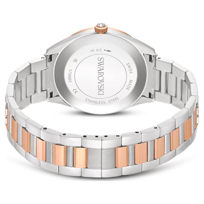Orologio Matrix Date Swiss Made, bracciale in metallo, color oro rosa, finitura in metalli misti Orologio Matrix Date Swiss Made, bracciale in metallo, color oro rosa, finitura in metalli misti