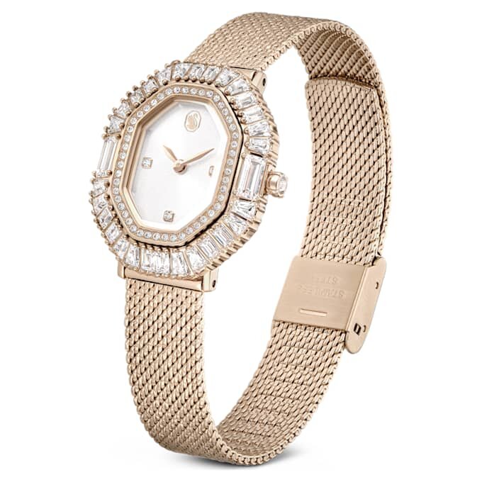 Orologio Matrix Octagon con bracciale in metallo, finitura dorata, finitura champagne dorata Orologio Matrix Octagon con bracciale in metallo, finitura dorata, finitura champagne dorata