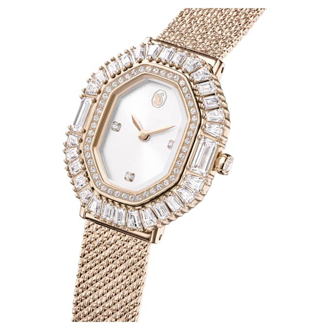 Orologio Matrix Octagon con bracciale in metallo, finitura dorata, finitura champagne dorata Orologio Matrix Octagon con bracciale in metallo, finitura dorata, finitura champagne dorata