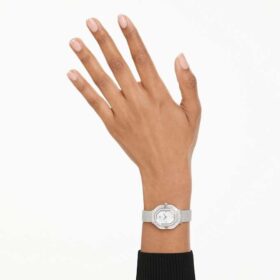 Orologio Matrix Octagon con bracciale in metallo, tono argento, acciaio inossidabile