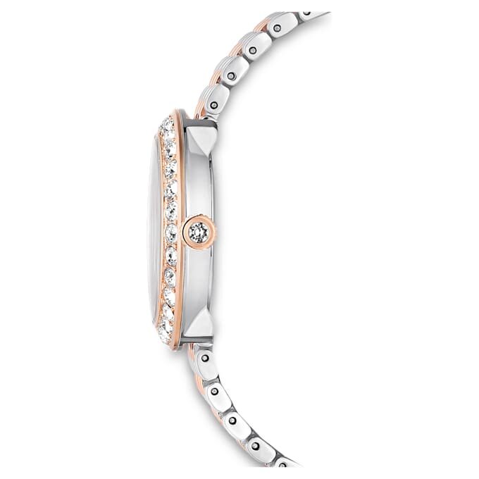 Orologio Matrix Tennis a 7 maglie, fabbricato in Svizzera, bracciale in metallo, finitura oro rosa, finitura in metalli misti Orologio Matrix Tennis a 7 maglie, fabbricato in Svizzera, bracciale in metallo, finitura oro rosa, finitura in metalli misti