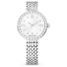 Orologio Matrix Tennis a 7 maglie Swiss Made, bracciale in metallo, color argento, acciaio inossidabile