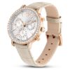 Orologio Matrix Tennis Chrono Swiss Made, cinturino in pelle, beige, finitura color oro rosa Orologio Matrix Tennis Chrono Swiss Made, cinturino in pelle, beige, finitura color oro rosa