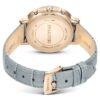 Orologio Matrix Tennis Chrono Swiss Made, cinturino in pelle, grigio, finitura color oro champagne Orologio Matrix Tennis Chrono Swiss Made, cinturino in pelle, grigio, finitura color oro champagne