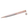 Penna a sfera Crystalline a forma di cuore, finitura oro rosa, laccata rosa, placcata in oro rosa Penna a sfera Crystalline a forma di cuore, finitura oro rosa, laccata rosa, placcata in oro rosa