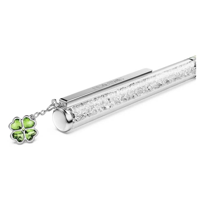 Penna a sfera Crystalline Clover, verde, laccata verde, cromata Penna a sfera Crystalline Clover, verde, laccata verde, cromata
