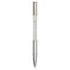 Penna a sfera Crystalline color argento, finitura in metalli misti Penna a sfera Crystalline color argento, finitura in metalli misti