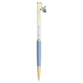 Penna a sfera Crystalline Minions, blu, placcata in oro