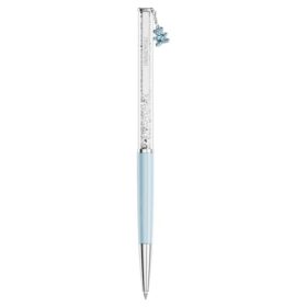 Penna a sfera Crystalline Teddy, blu, laccata blu, placcata in cromo Penna a sfera Crystalline Teddy, blu, laccata blu, placcata in cromo