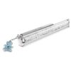 Penna a sfera Crystalline Teddy, blu, laccata blu, placcata in cromo Penna a sfera Crystalline Teddy, blu, laccata blu, placcata in cromo