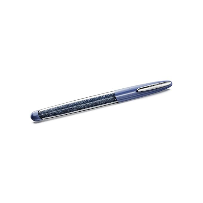 Penna roller Crystalline blu, placcata in cromo Penna roller Crystalline blu, placcata in cromo