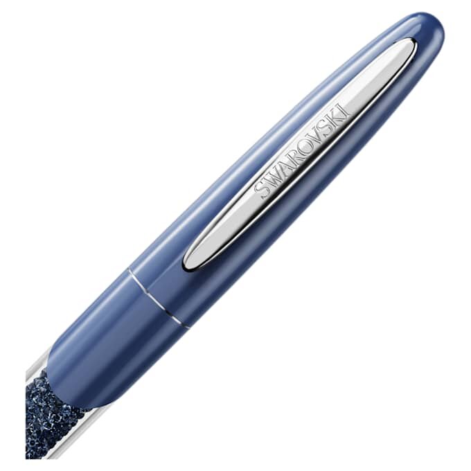 Penna roller Crystalline blu, placcata in cromo Penna roller Crystalline blu, placcata in cromo