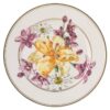 Piatto da pane Idyllia in porcellana, motivo Crystal Print, bouquet, multicolore