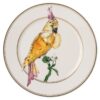 Piatto da pane Idyllia in porcellana, motivo Crystal Print, cacatua, multicolore