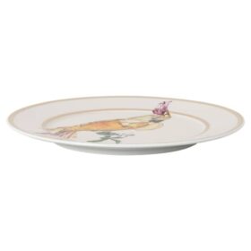Piatto da pane Idyllia in porcellana, motivo Crystal Print, cacatua, multicolore
