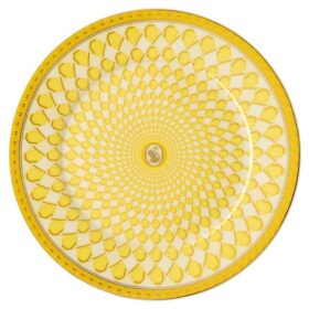 Piatto da pane Signum in porcellana, giallo