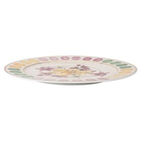 Piatto da portata Idyllia in porcellana, motivo Crystal Print, bouquet, multicolore