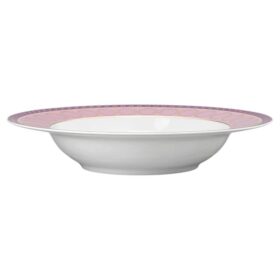 Piatto da zuppa Signum in porcellana, rosa