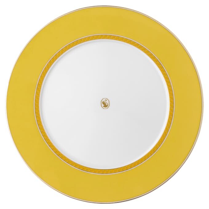 Piatto piano Signum in porcellana, giallo Piatto piano Signum in porcellana, giallo
