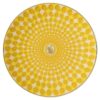 Piatto Signum in porcellana, piccolo, giallo